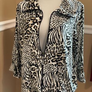 Kim Rogers Leopard Print Jacket